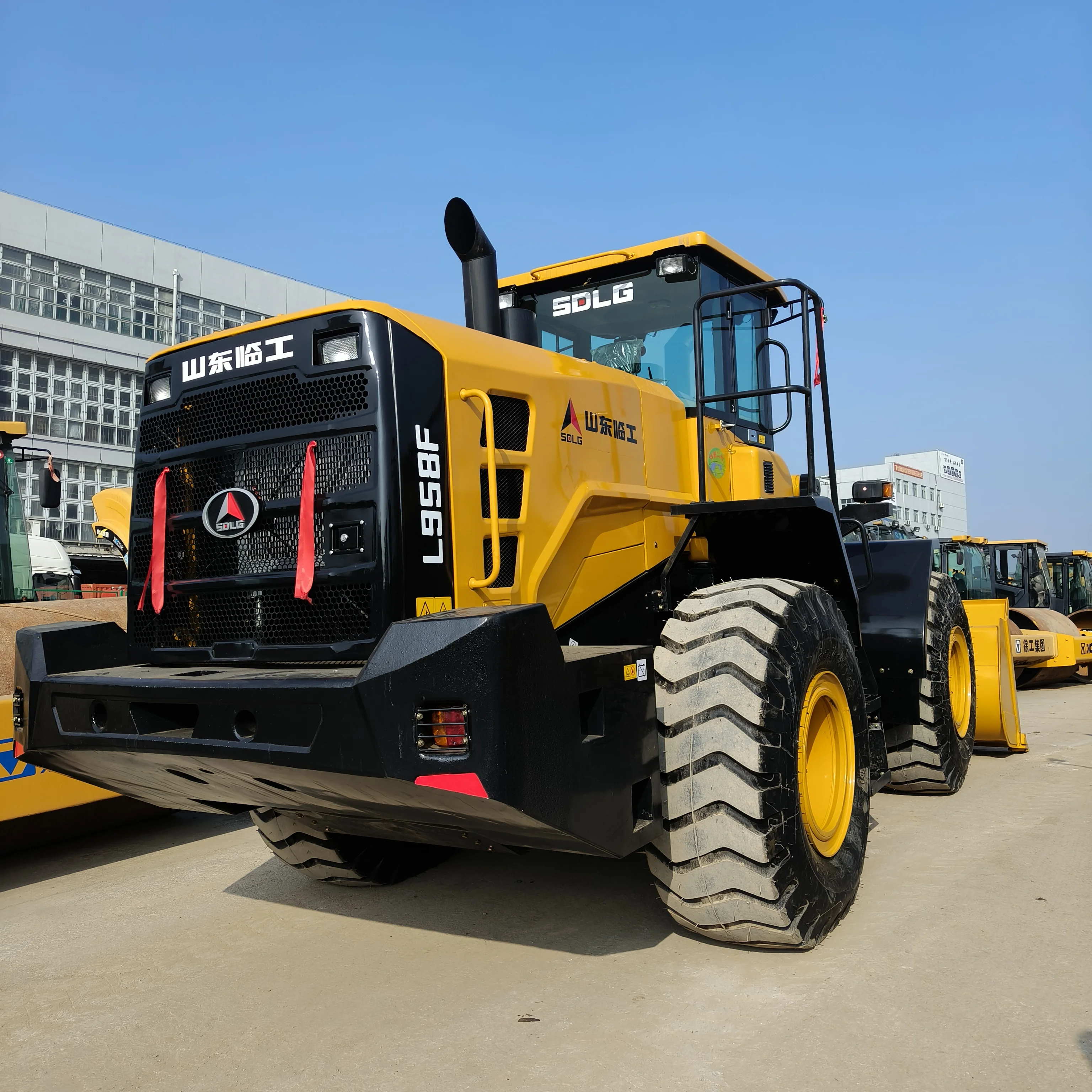 On sale new model LG958L 955 958 used 5tons wheel loader second hand loader LG958L for SDLG