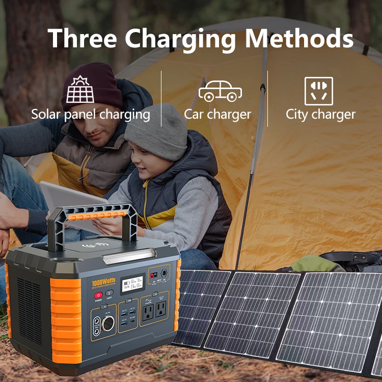 110v 220v Lifepo4 Lithium Ion emerg Power Station 300w 500 Watts Solar Generator Outdoor Home