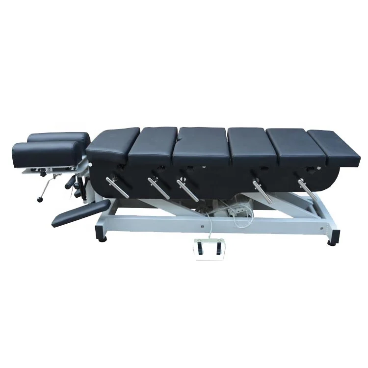 2020 china 6 drops chiropractic table massage chair treatment bed chiropractic