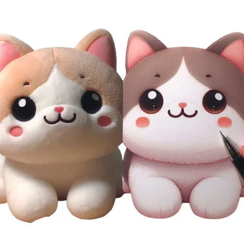 Factory Wholesale Soft Plush Custom Design Custom Plush Cat