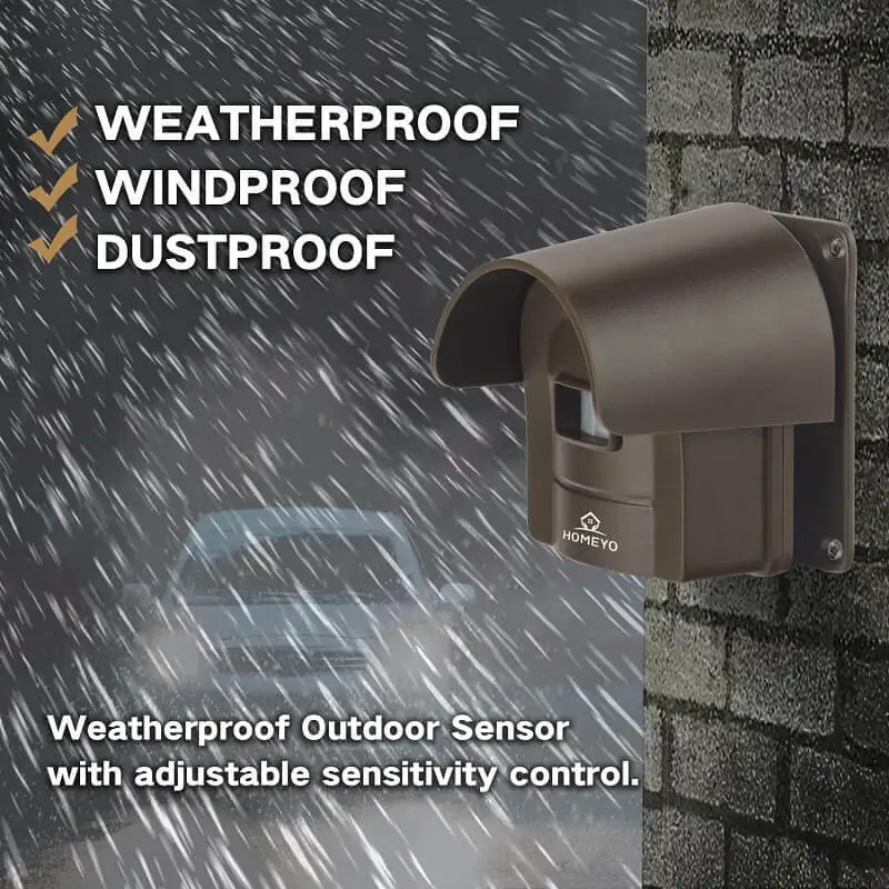 Factory Price 1/4 Mile Long Range Solar Driveway Alarm Wireless Home Security Alarm System