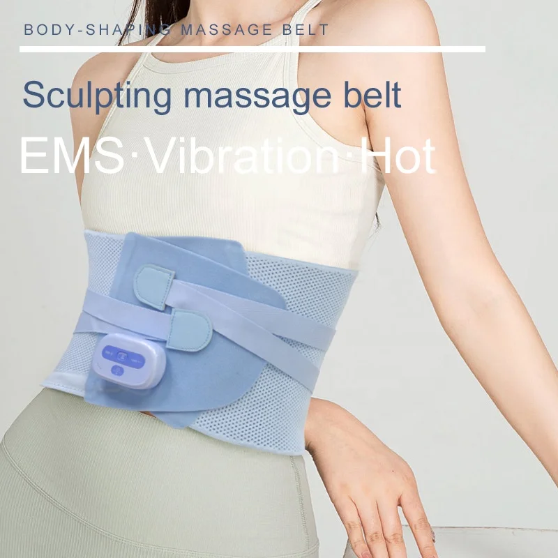 Body shaping sculpting massage belt  Weight Loss Trimmer Heating Belt Belly Wrap Belt with Vibration Massage