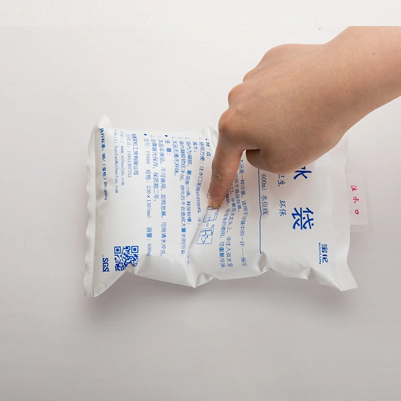 2022 new products reusable Gel Ice Pack for food delivery and pain relief water injectionice packs