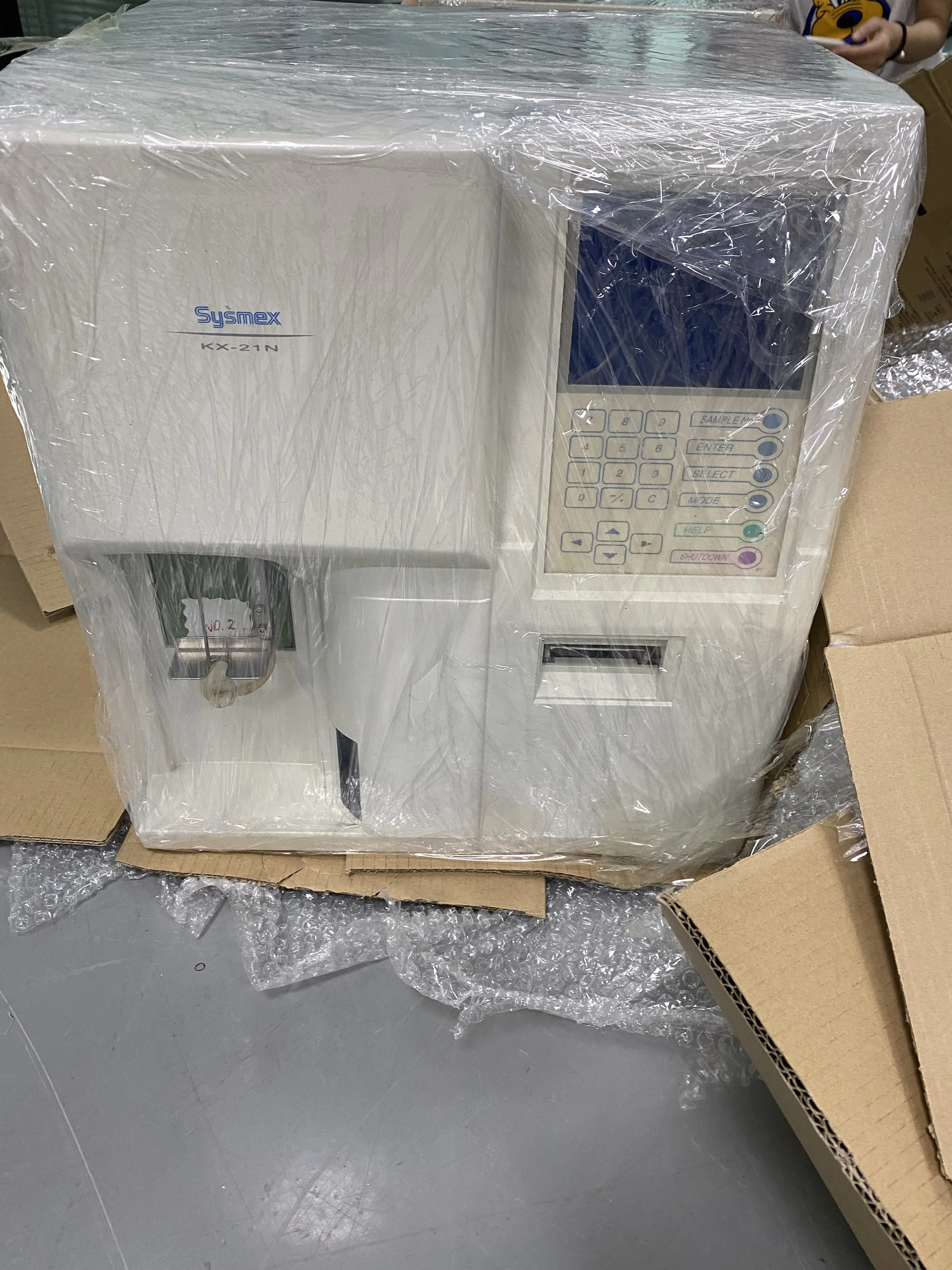 Sysmex KX21N Hematology Analyzer Fully Automated Good quality 3parts CBC WBC Analyzer Refurbished machine
