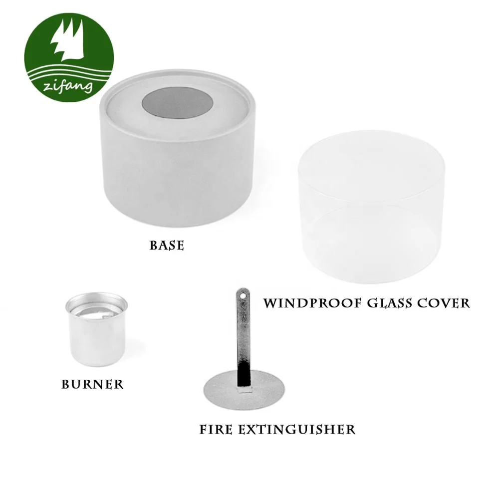 Factory Wholesale Indoor Modern Style Technology Round Bio Alcohol Fireplace