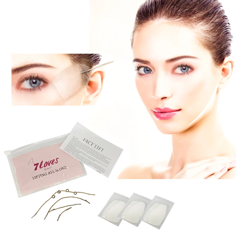 40 PCS Refill Tapes for Instant Face Neck and Eye Lift Kit Face Lift Sticker Anti Wrinkle Invisible Lifting Face Tapes and Bands