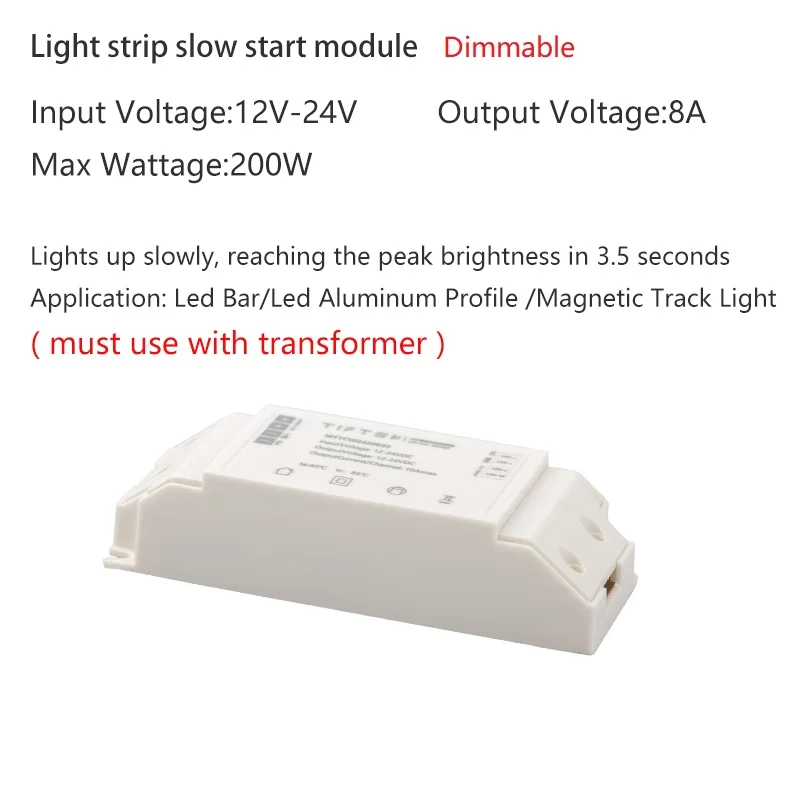 XrzLux 14.4W/m Recessed Aluminum Profile Led Strip Linear Light Dimmable Led Aluminum Wall Light Home Decor Indoor Lighting