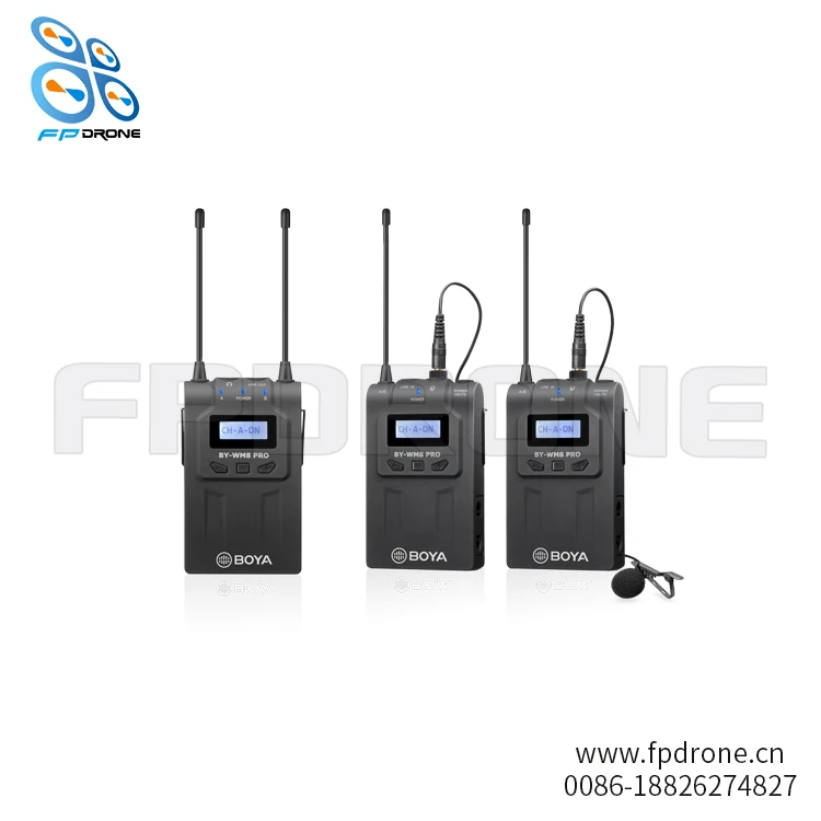 WM8 Pro-K2 UHF двухканальная Беспроводная микрофонная система крепления и
