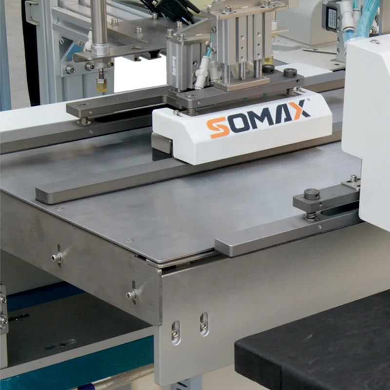 Panic Buying SOMAX SM-07C-FS Automatic Open Single Piece Bottom Sleeve Hemmer Industry Sewing Machine