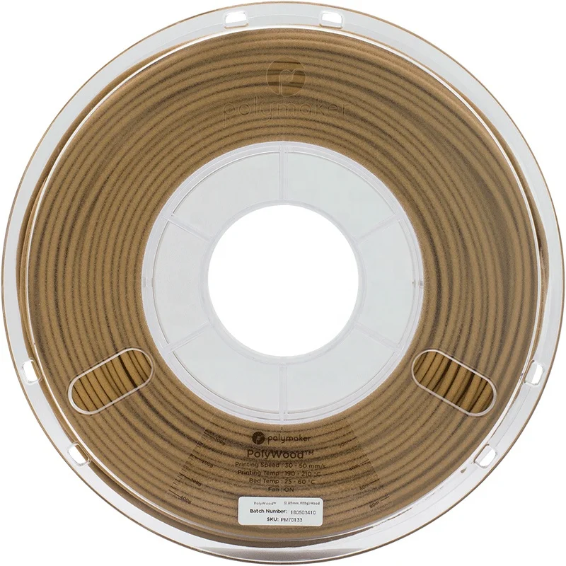 Лидер продаж, нить с эффектом древесины, индивидуальный легкий вес, 0,6 кг/2,85 мм/1,75 мм, нить PLA для 3D-принтера из легкого поли дерева