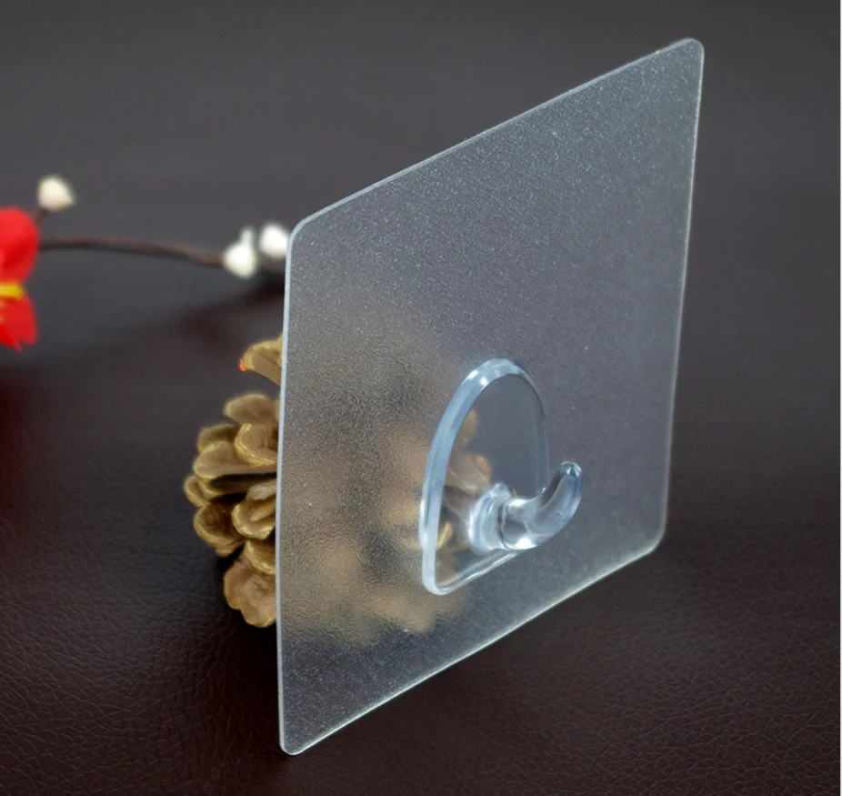 
Cheap price PC removable magic wall mount adhesive coat hook plastic 