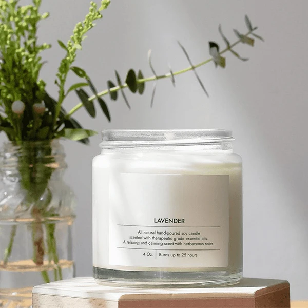 Essential candle tin candle coconut wax for candle making