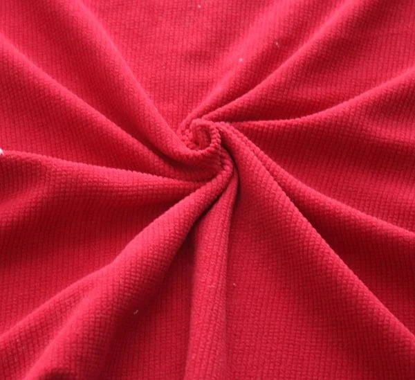 2023 beautiful new design polyester knitted waffle dyed fleece fabric