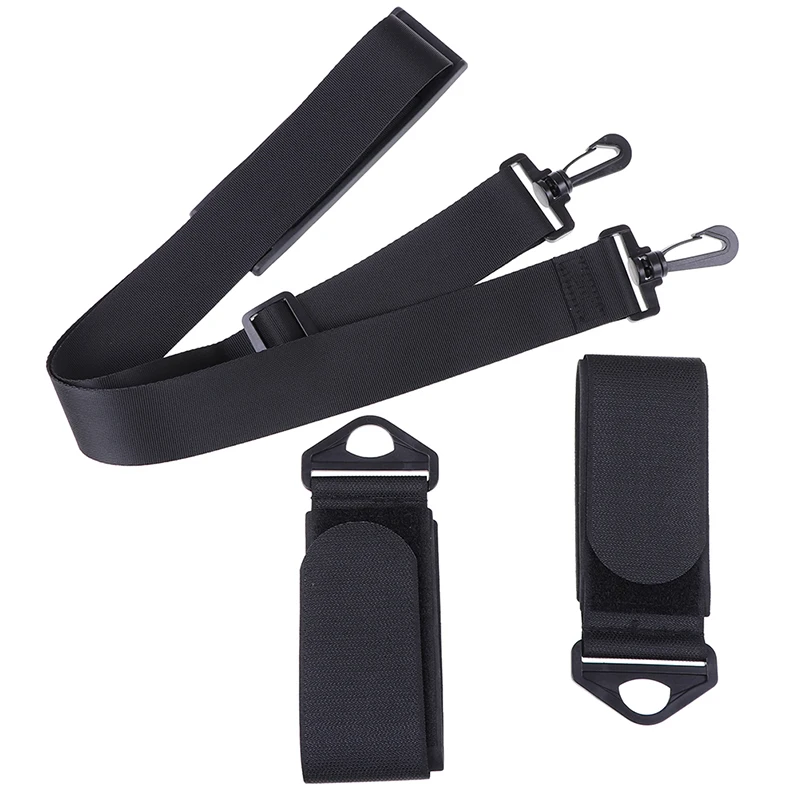 Adjustable Skiing Pole Shoulder Hand Carrier Lash Handle Straps Hook Loop Protecting Black Nylon Ski Handle Strap Bags