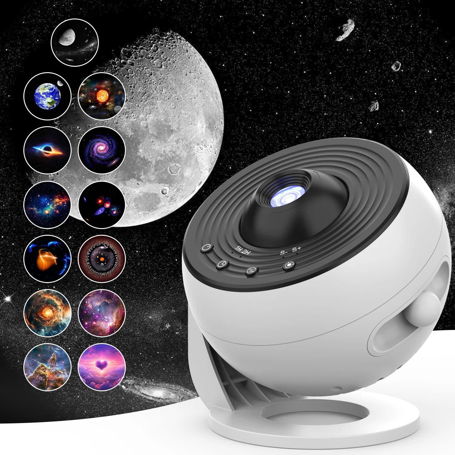 Meteor Projector, 13 in 1 Planetarium Star Projector Starry Sky Camping Lighting with Wireless Speaker