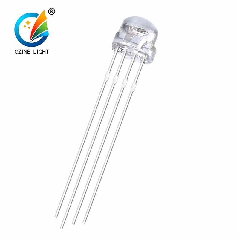 4 8 ММ strawhat RGB шпильки общий анод/катод воды ясно 5 мм DIP led диод