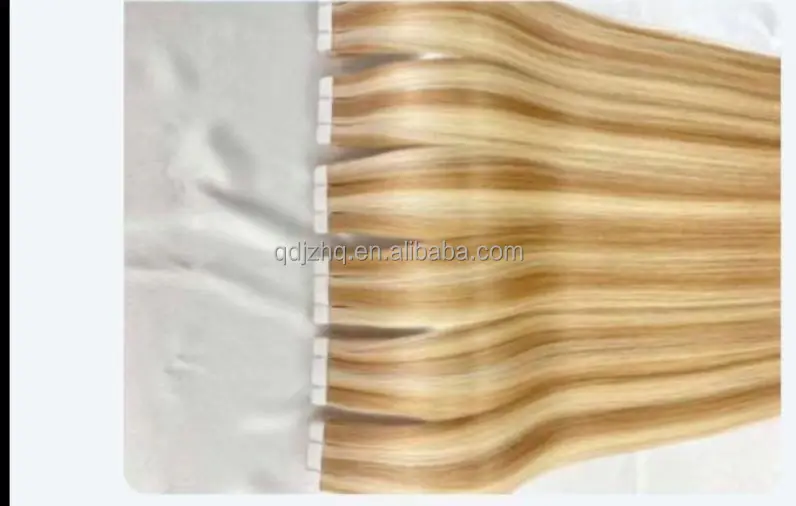 Top quality cambodian tape in hair  extension tape ins cuticle aligned human hair slim tape in hair extensions