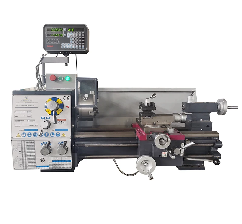 (CJM280) manual lathe 38mm spindle bore mini metal lathe machine TL280MX500mm