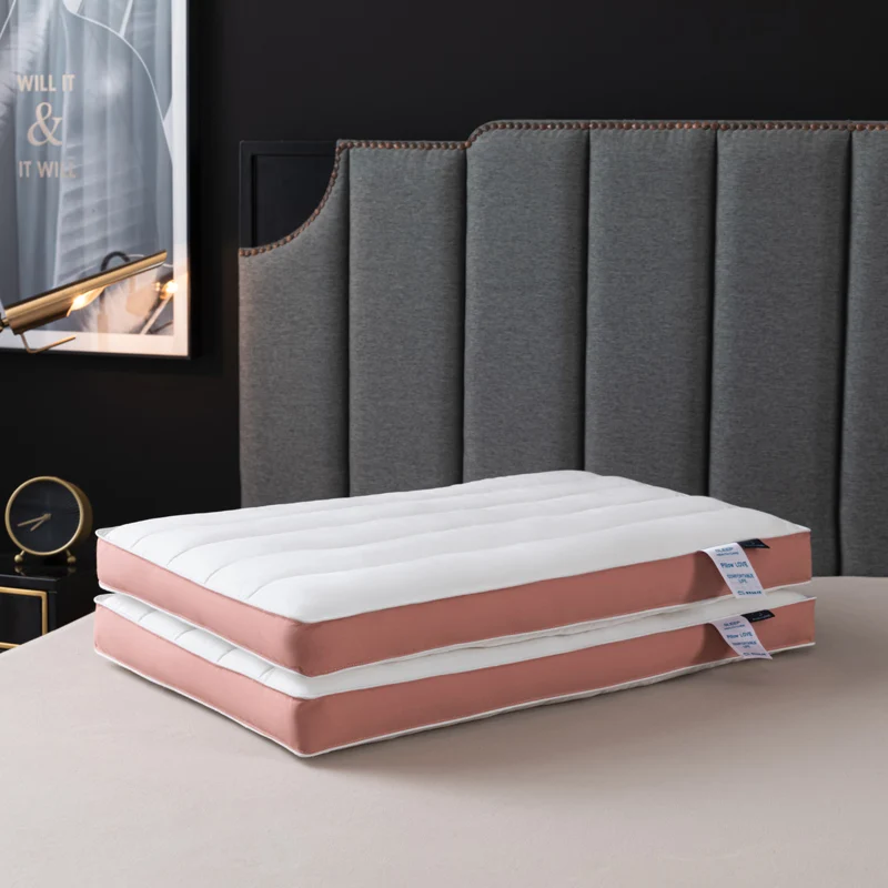 High Quality Three Dimensional Pillow Hotel Home Use 100% Polyester Fiber High Supporting Force Customized Size