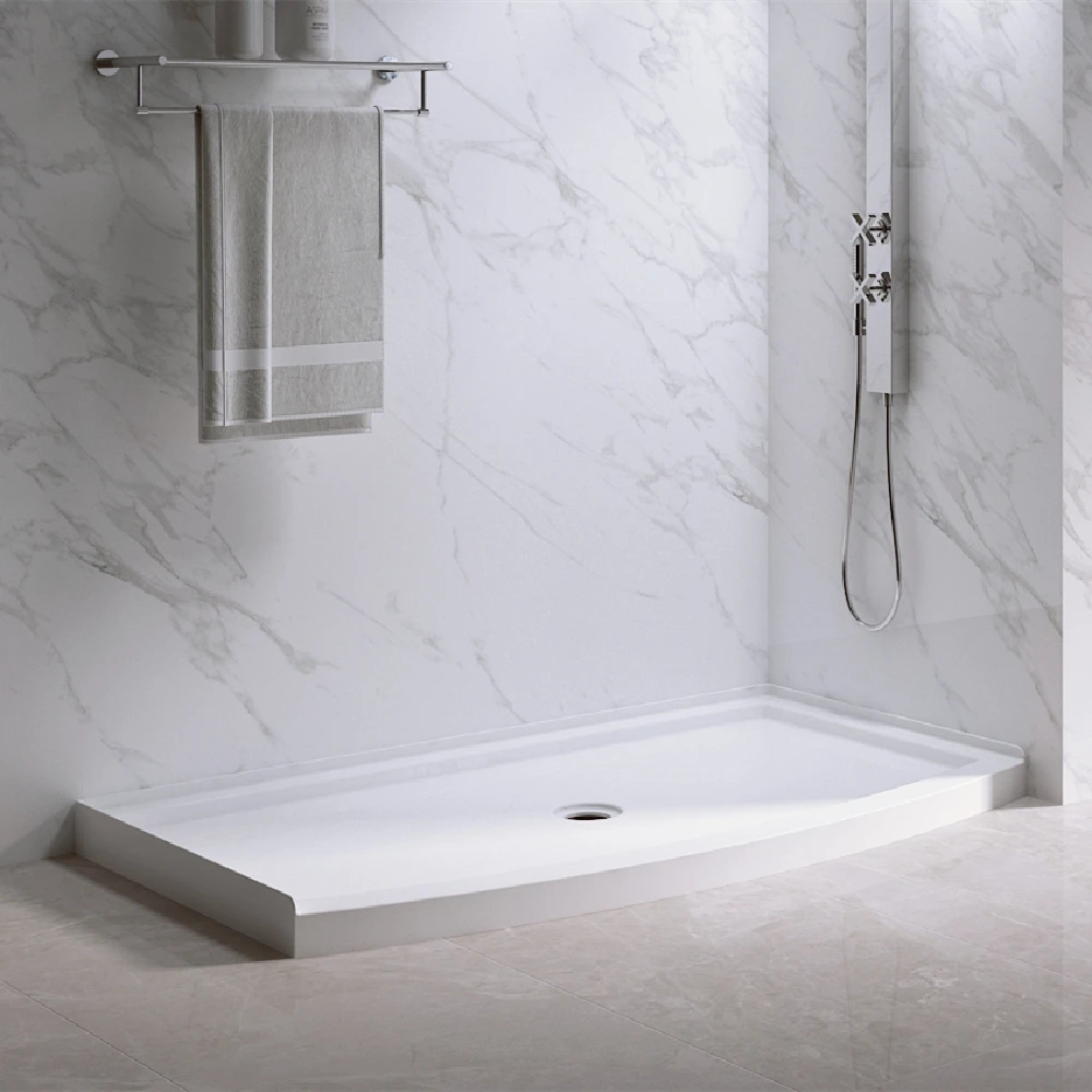 Cupc Shower Base Bath Tray Acrylic Resin Acrylic Shower Tray Cultured Marble Shower Base