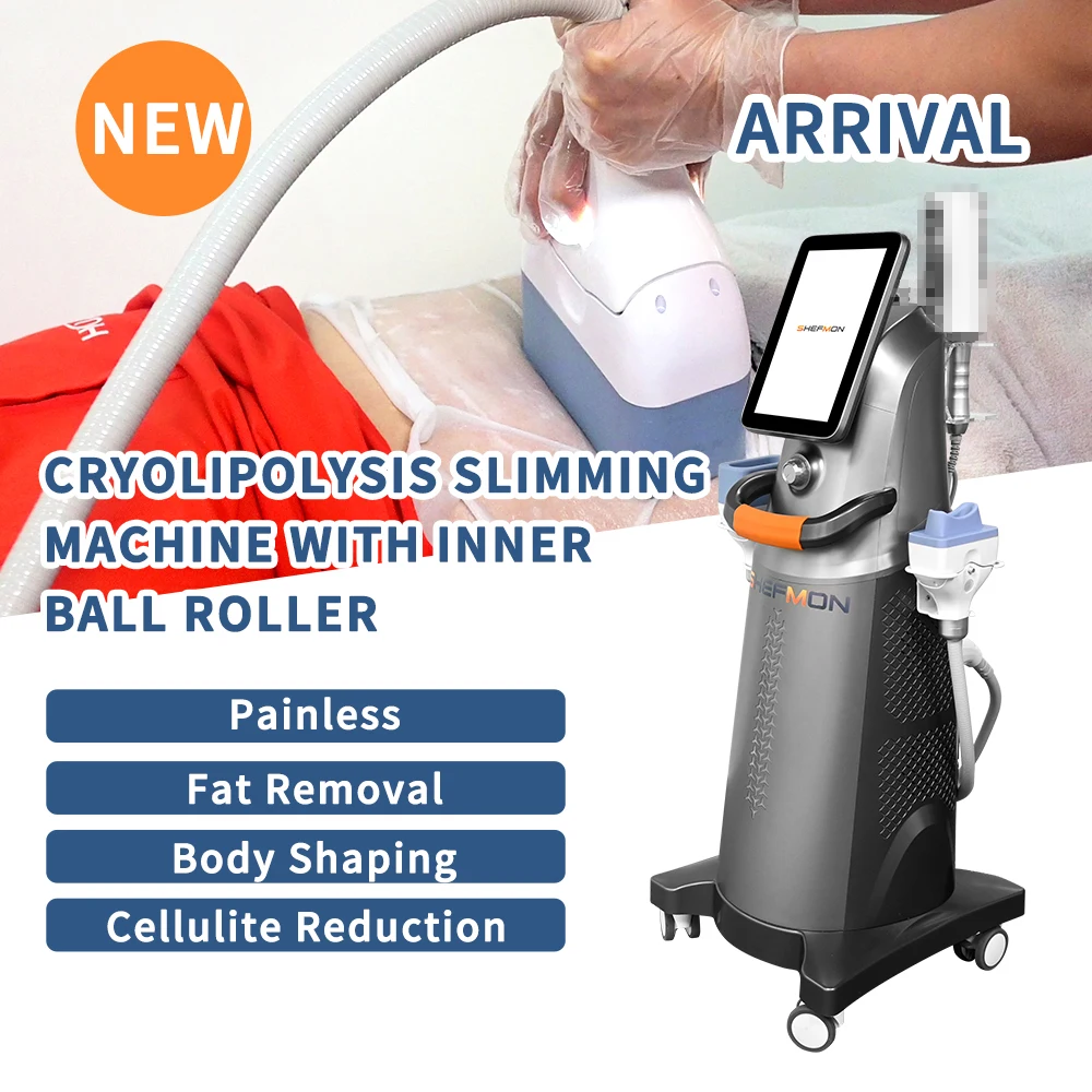 360 Degrees Cool Body Sculpting Fat Freezing Body Shaping Cryo Machine Pressotherapy Lymphatic Drainage Inner Ball Machine