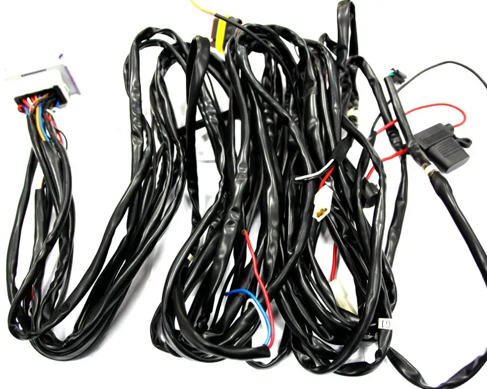 Высококачественный настраиваемый популярный стержень, 14-ходовой предохранитель цепи, комплект жгутов проводов для автомобиля из Китая