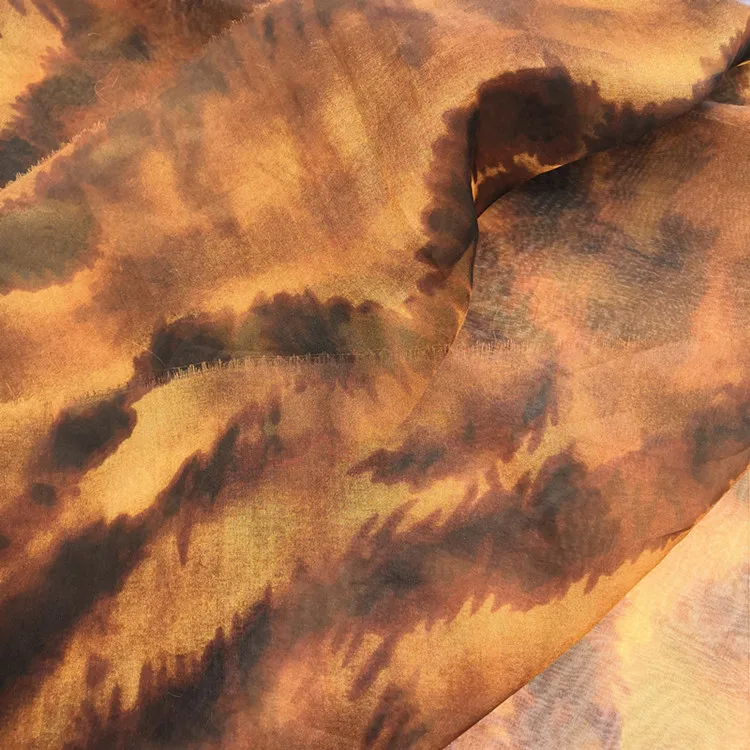 Индивидуальный принт, оптовая продажа одежды, используется 8 мм, органза, платье, шелковая ткань