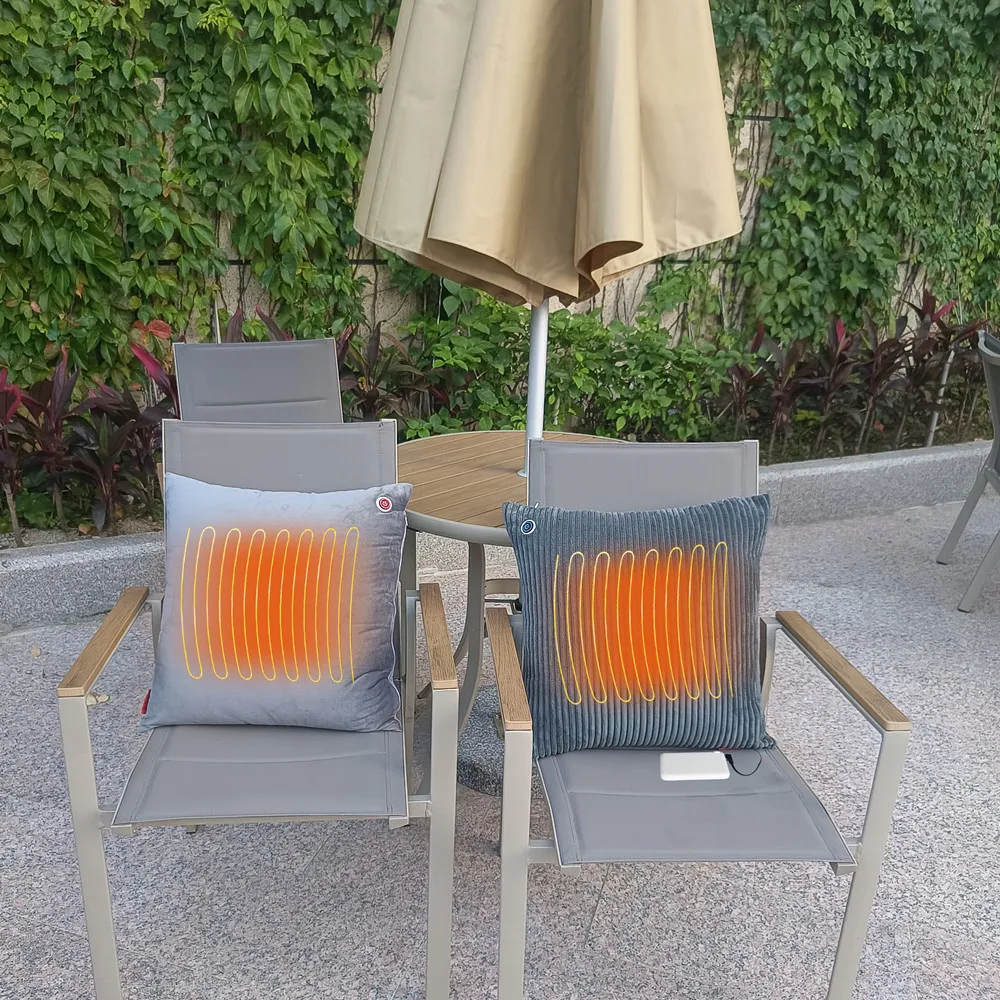 2024 New Product Outdoor Heating Cushion Seat and Back Warmth In Cold Days