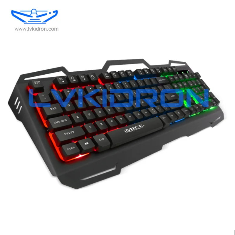 Metal Gaming Keyboard Keyboard Gaming Mechanical Gaming Keyboard Leds Hot Swap Mechanical Ergonomic AK-400