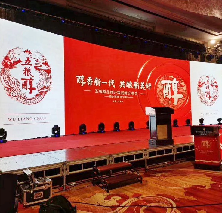 Shenzhen Technology Full Color HD LED Indoor Display Screen P3 Led Video Panel Big Screen Advertising Player