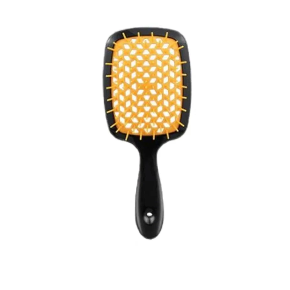 2024 New Trend Plastic Waterproof Wet Hole Mesh Detangling Comb With Good Product Quality