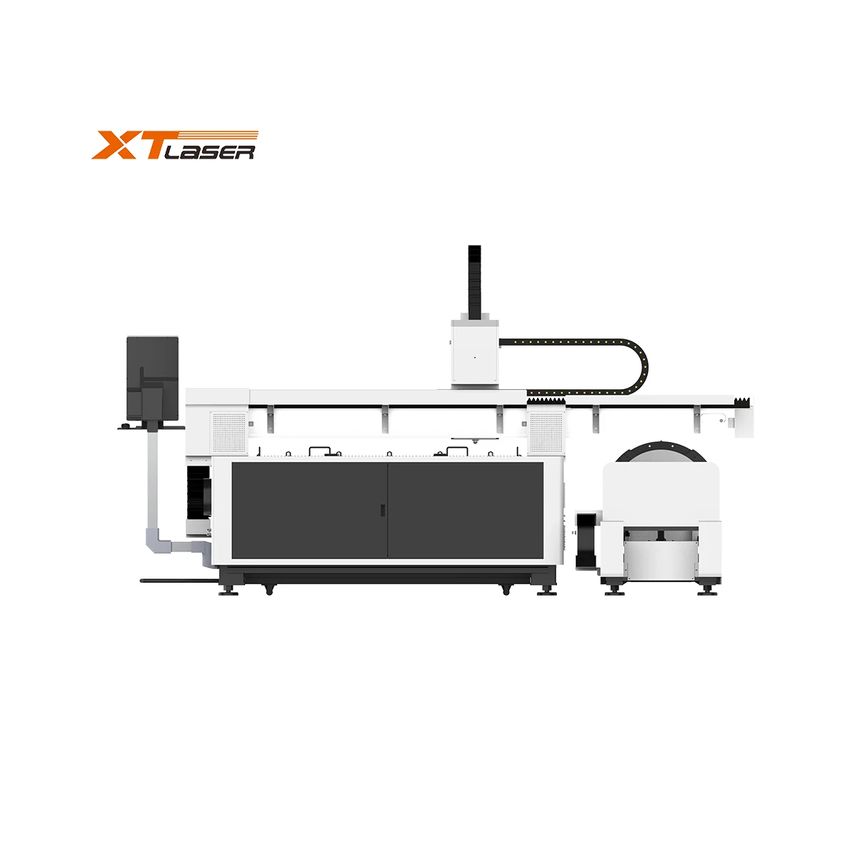 dual use plate cutting machine and laser pipe cutting machine