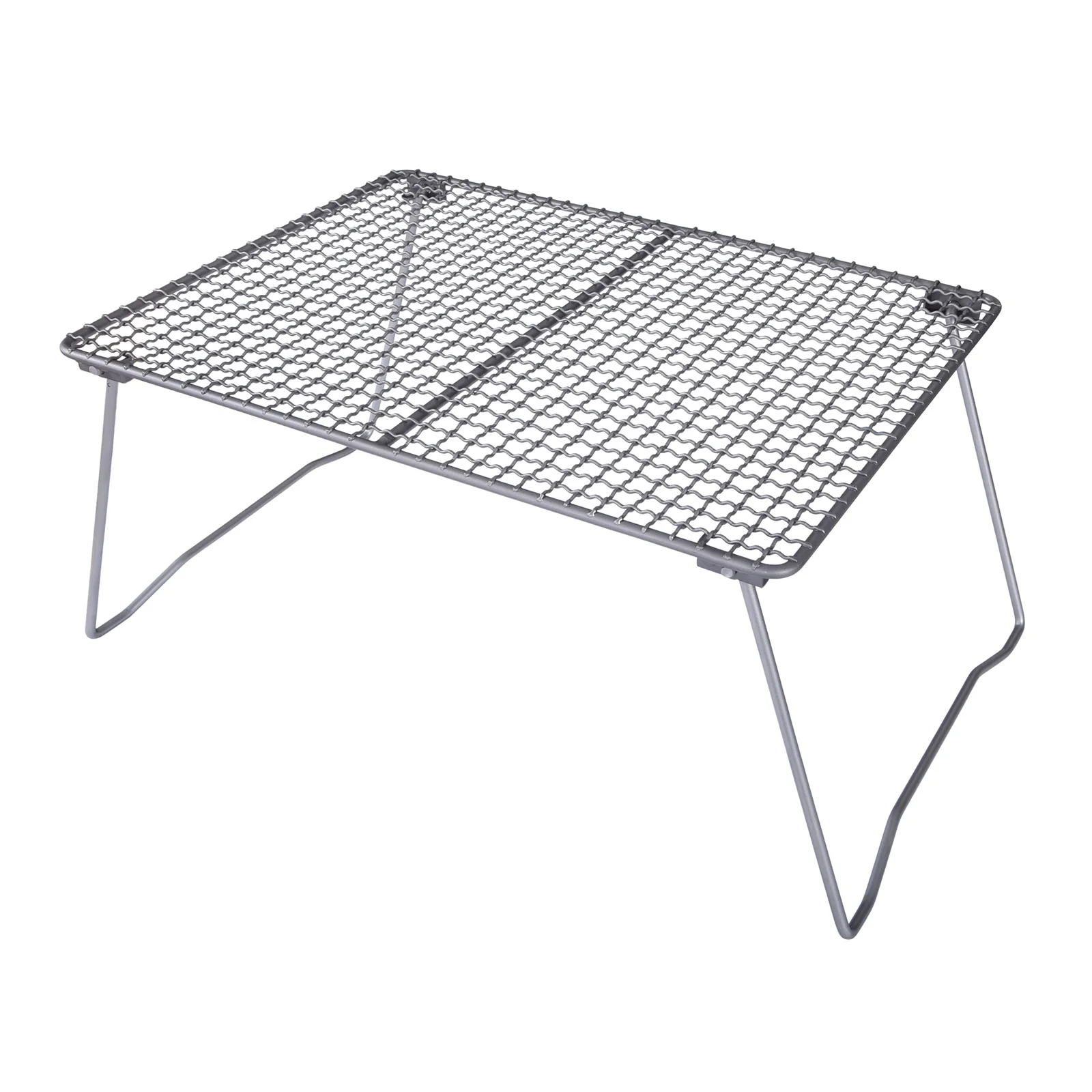 Boundless Voyage Newest Portable Outdoor Picnic Titanium Grill Net Folding Grill Home Bbq Kit Titanium Grill with legs