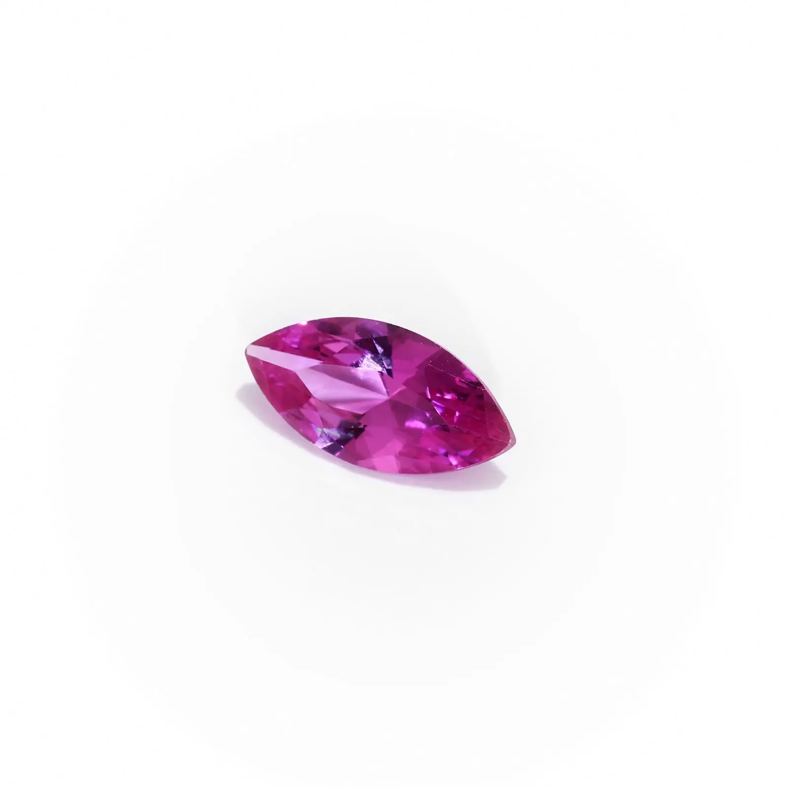 Megan Gems  American CZ cubic zirconia synthetic alternative corundum Marquise cut red pink ruby 5# gemstones fin