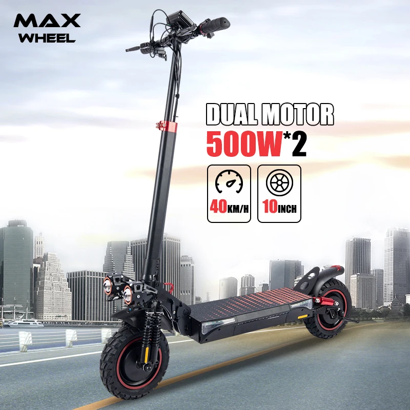 e scooter 500 watt dual motor electric scooter china factory foldable smart electric scooters
