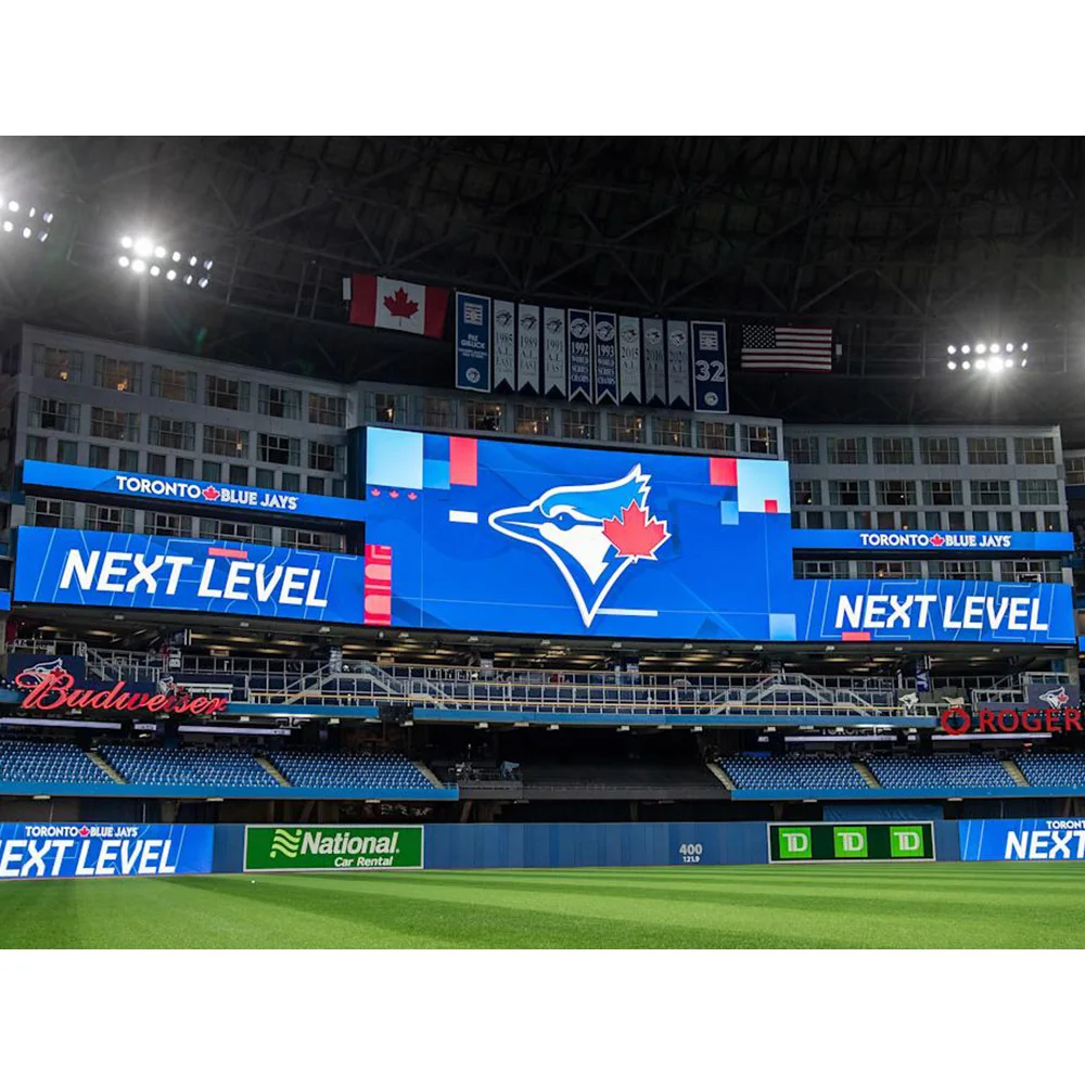 P10 Outdoor High Brightness Stadium Led Display Football Pitch Led Screen Soccer Basketball Filed Led Video Wall