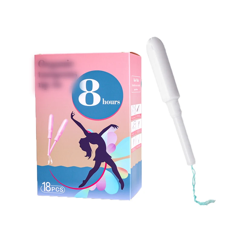 Wholesale feminine women shrink vaginal hygiene cotton tampon disposable tampon eco biodegradable organic tampons