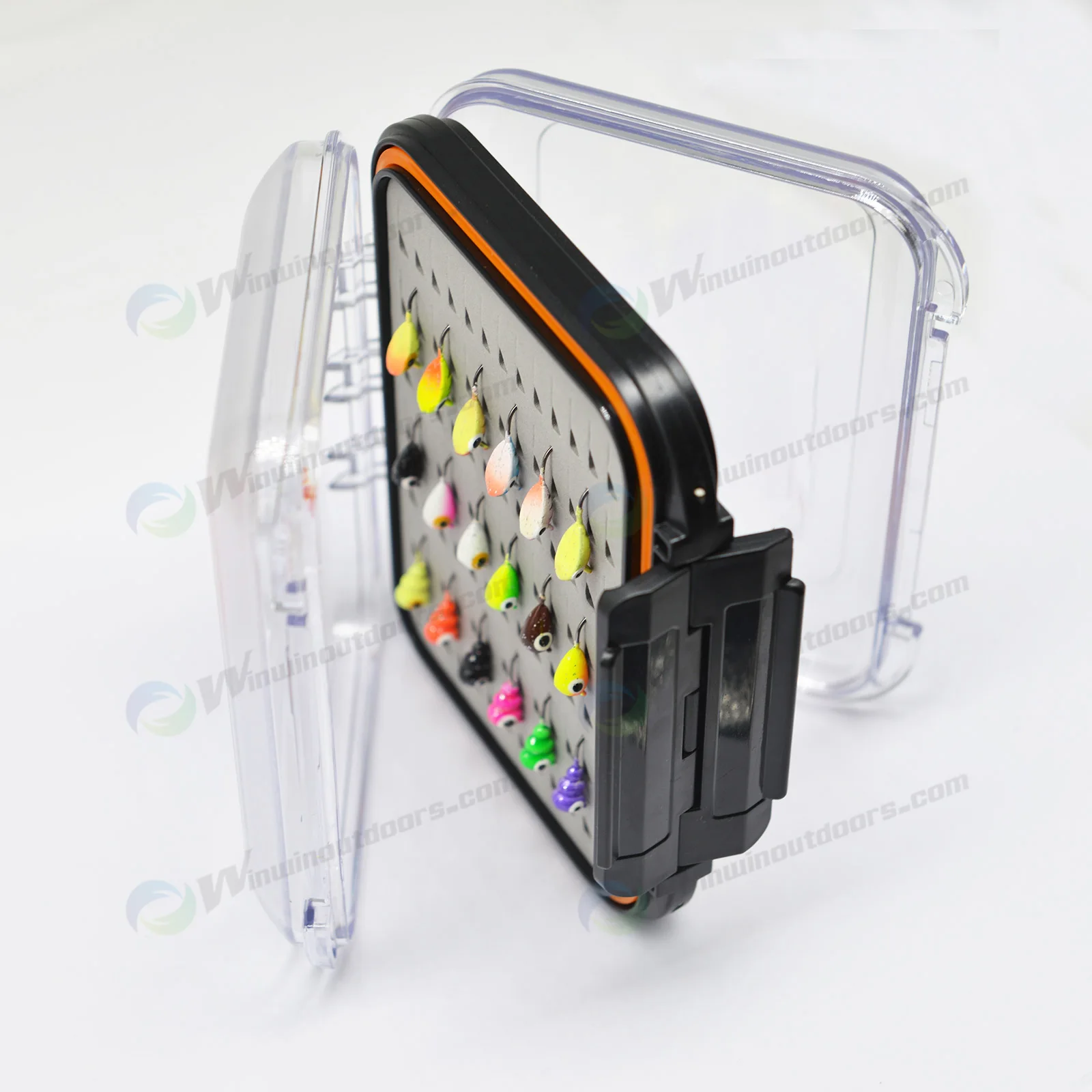 Lead Ice Fishing Jig Box ,Winter Mini Lead Ice  Jigs, Ice Fishing Jig Head Hook Lure