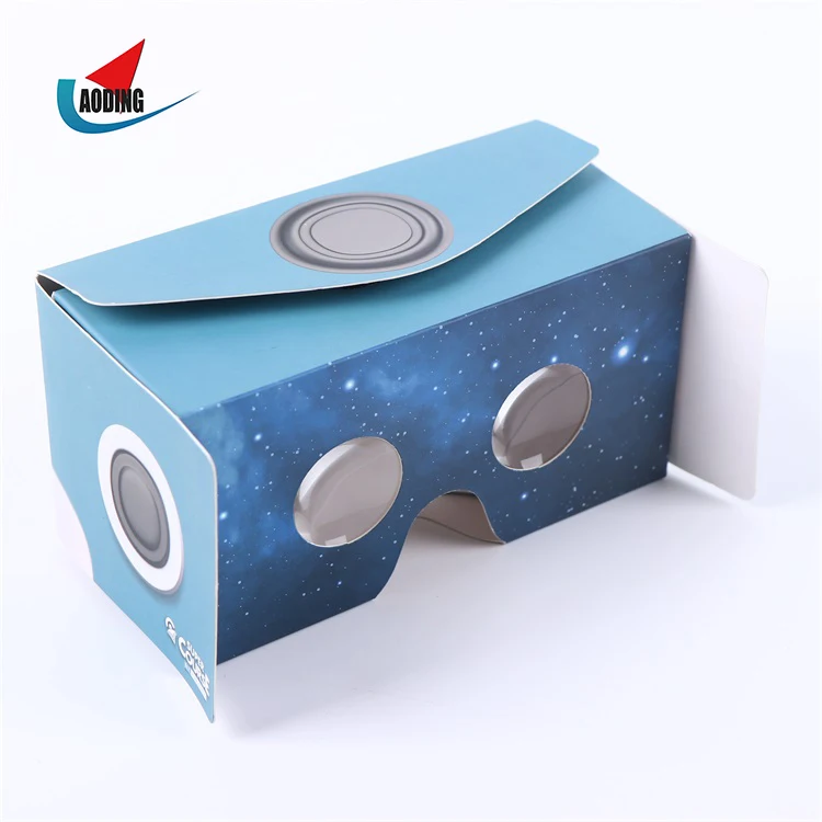 40mm Big Lenses Google Cardboard Mini Foldable VR Glasses 3D Virtual Reality Google Cardboard 3D Glasses