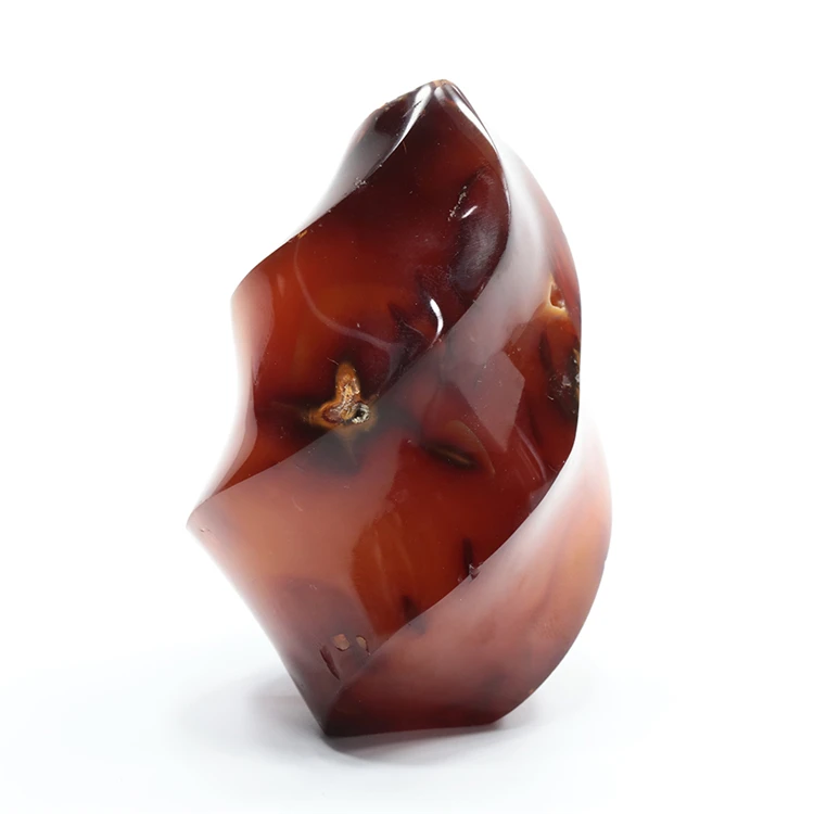 Carnelian Flame Wholesale Carnelian Agate Natural Stones Crystal Carnelian Heart Gemstone For Decoration