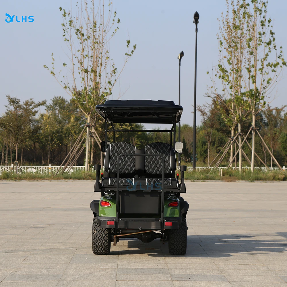 Club Metal Steel 2/4/6/8 Seat Electric Hunting Golf Cart for Sale Electric Golf Scooter Off Road Golf Car With Curtis Controller