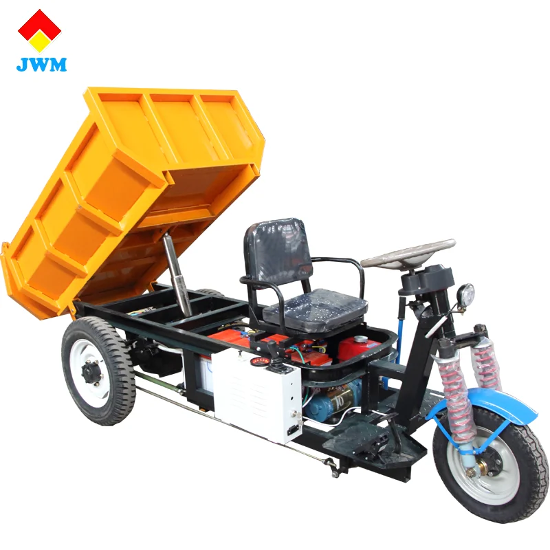 Cheap Cargo tricycle Electric mini dumper mining cargo tricycle China Supplier with 1 ton 2 ton 3 ton loading capacity