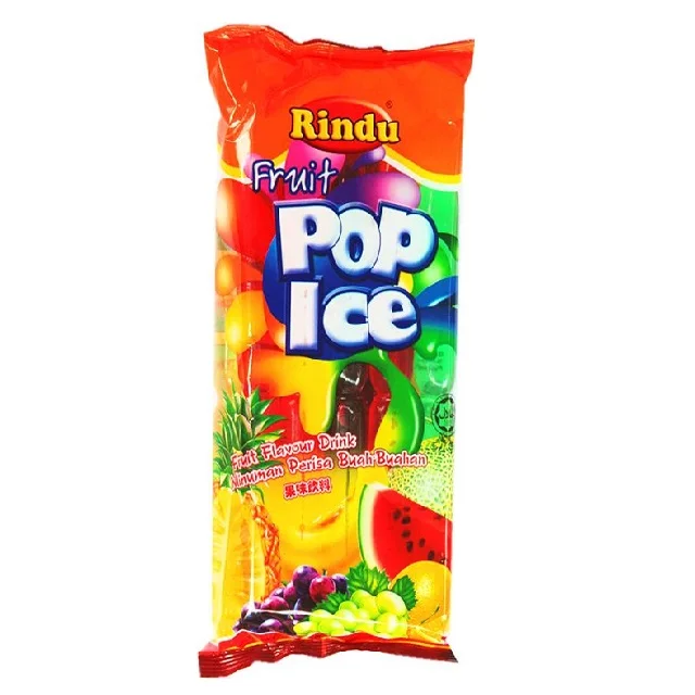 Hot Selling Fruits Juice Drinks Freeze Pop Different Kinds of Fruits Flavoring Ice Candy Frozen Sticks