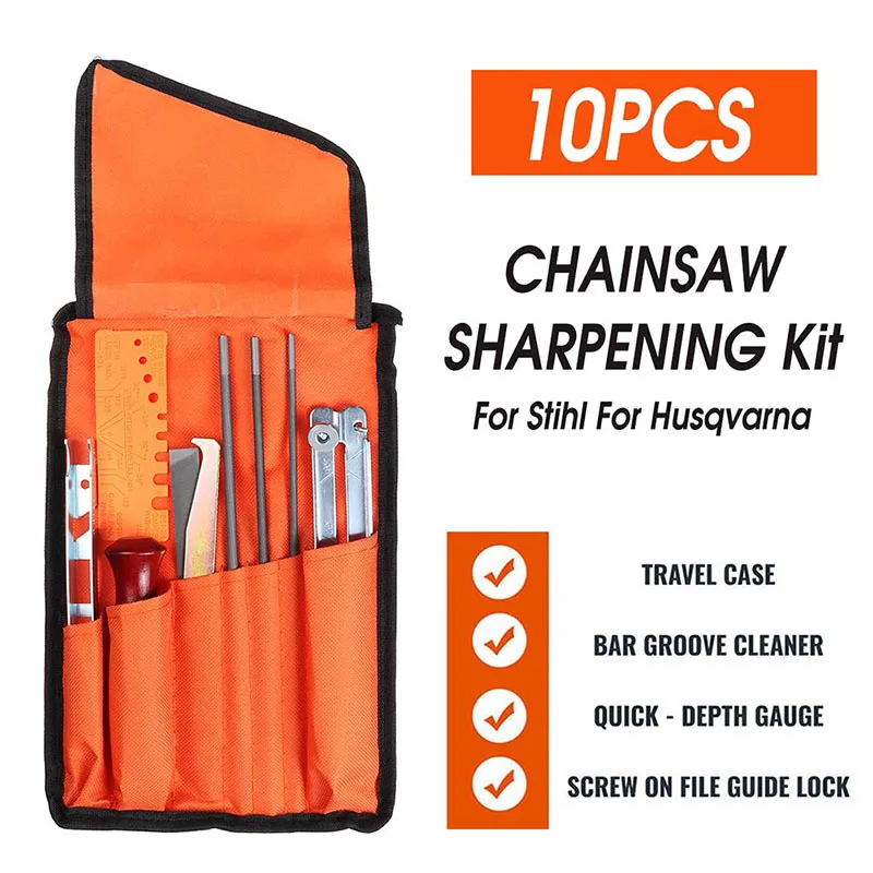 Hot Selling Origon Chain Saw Oregon Chainsaw Needle 10Pcs Per Set Mini Nail Key Hand Filing Machine Round File