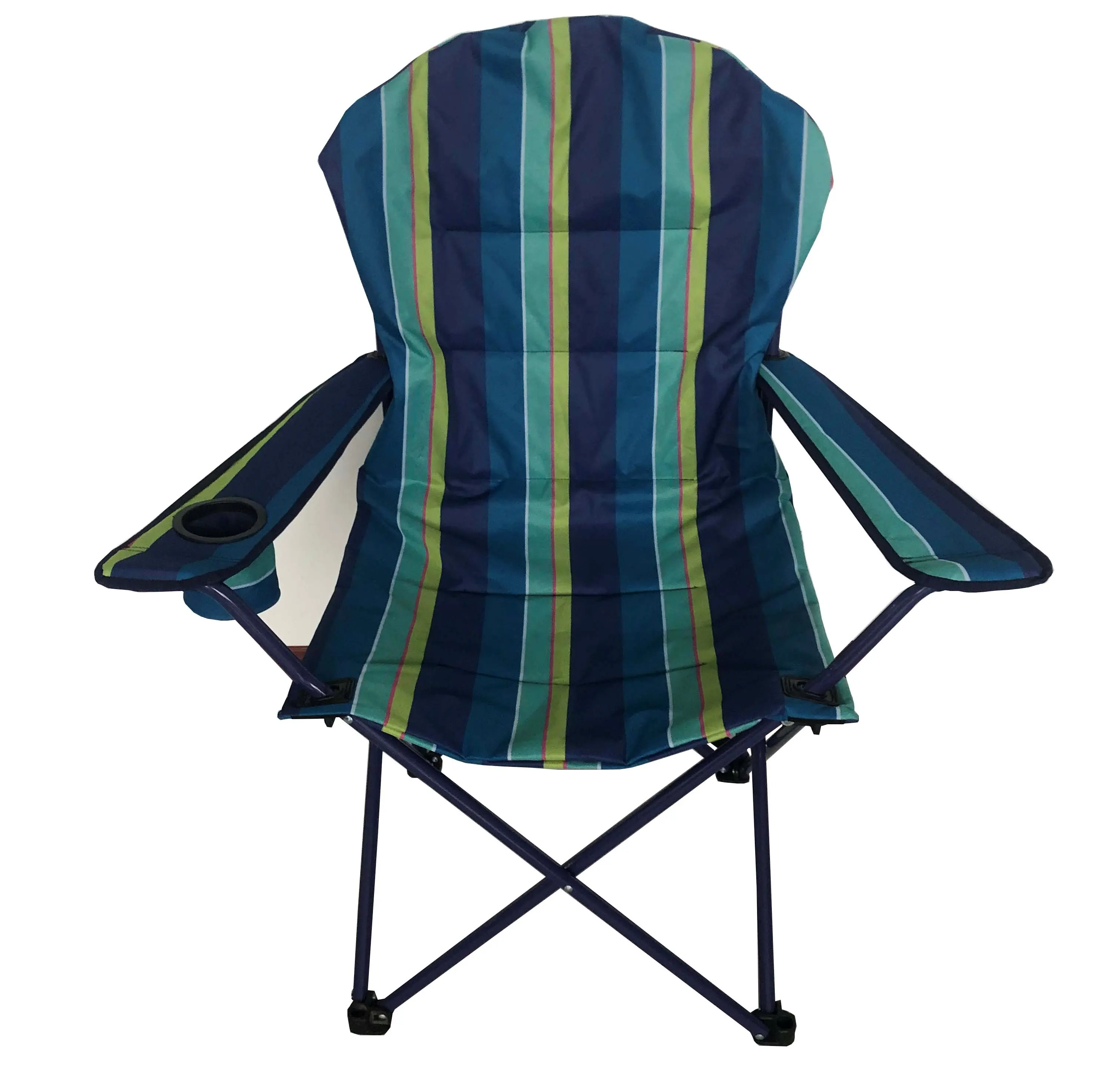 
adult sponge padded high back Lightweight easy carry folding quad chair outdoor picnic camping beach compact chair sports chair 