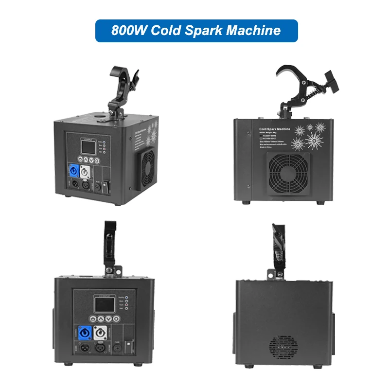Liuyang Supplier 800W Waterfall Remote Inverted Cold Spark Machine Flame Spark Machine hang upside down Stage Spark Fall Machine