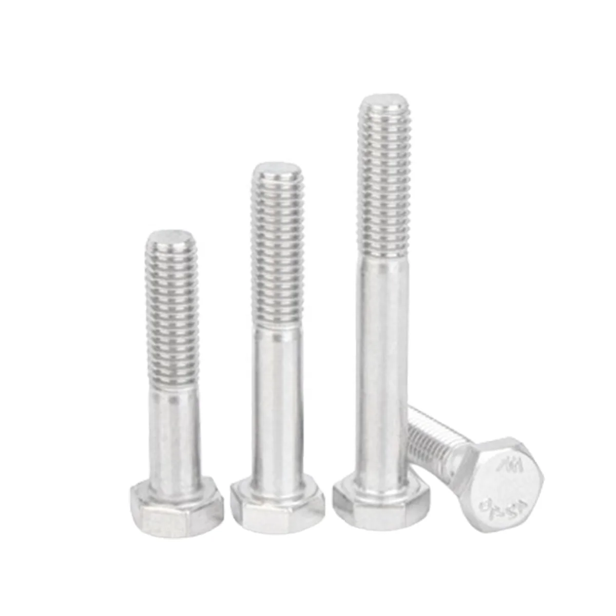 Good Quality Carbon Steel 403 SS Galvanized Blackened External Hex Self Tapping Screws Bolts With Nuts And Washers