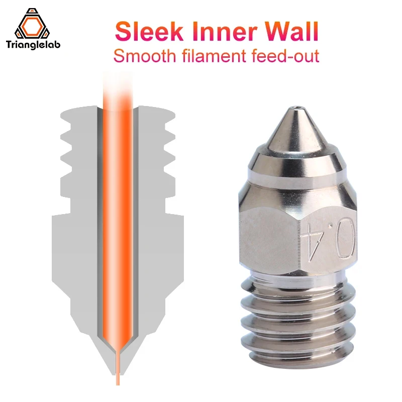 Trianglelab CR-6 SE Plated Copper Nozzle high temperature M6 thread for CR-6 SE Ender 3 Ender 5 CR10 HOTEND 3D Printer