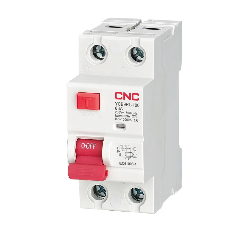  YCB9RL-100 Series RCCB breaker mini electric mcb автоматический