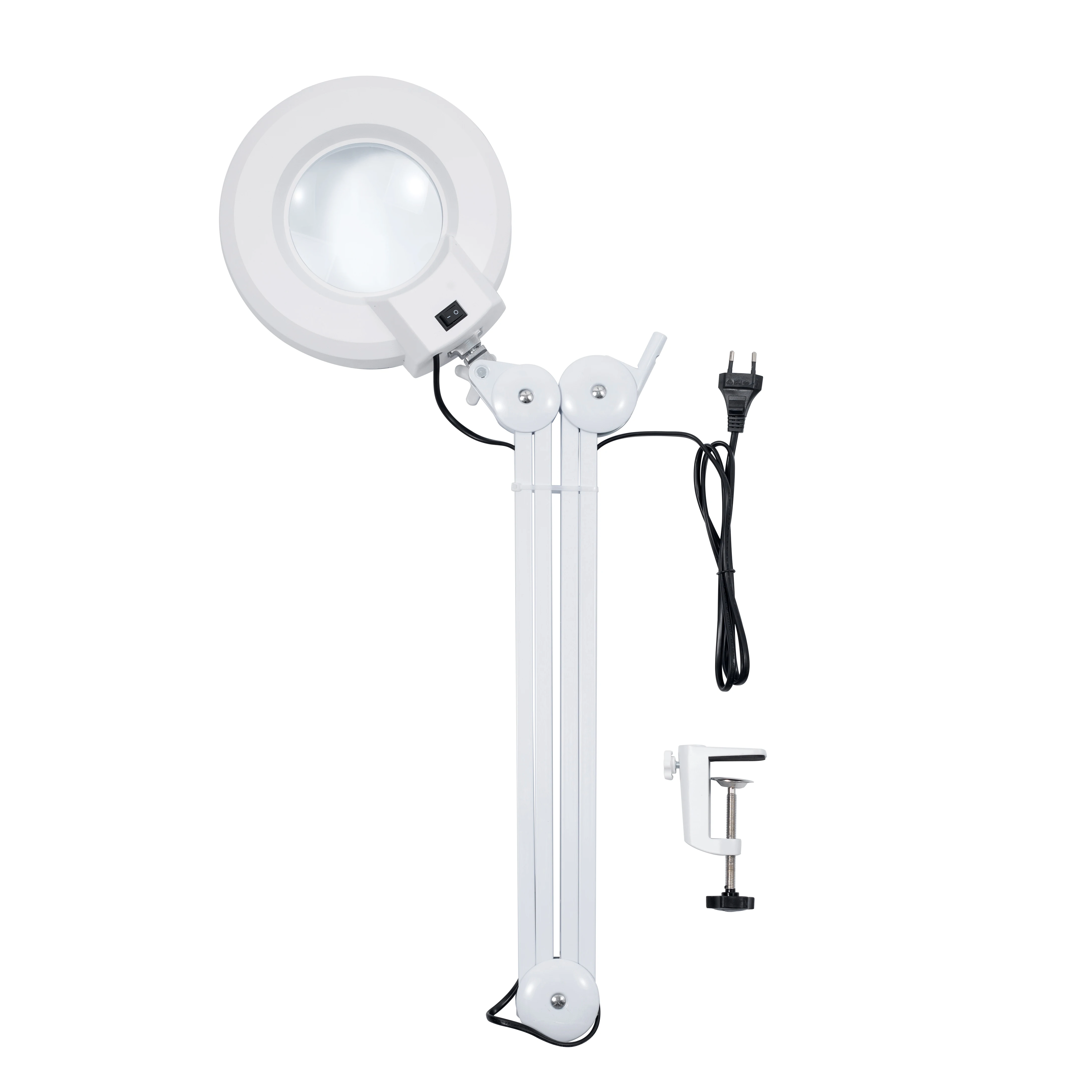 Горячая продажа настольной зажим Кронштейн LED усиления складываемые рабочего стола увеличительное с подсветкой увеличительное